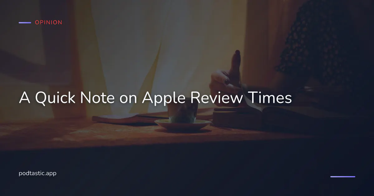 A notebook and coffee cup on a desk in morning light — the quiet before a release.