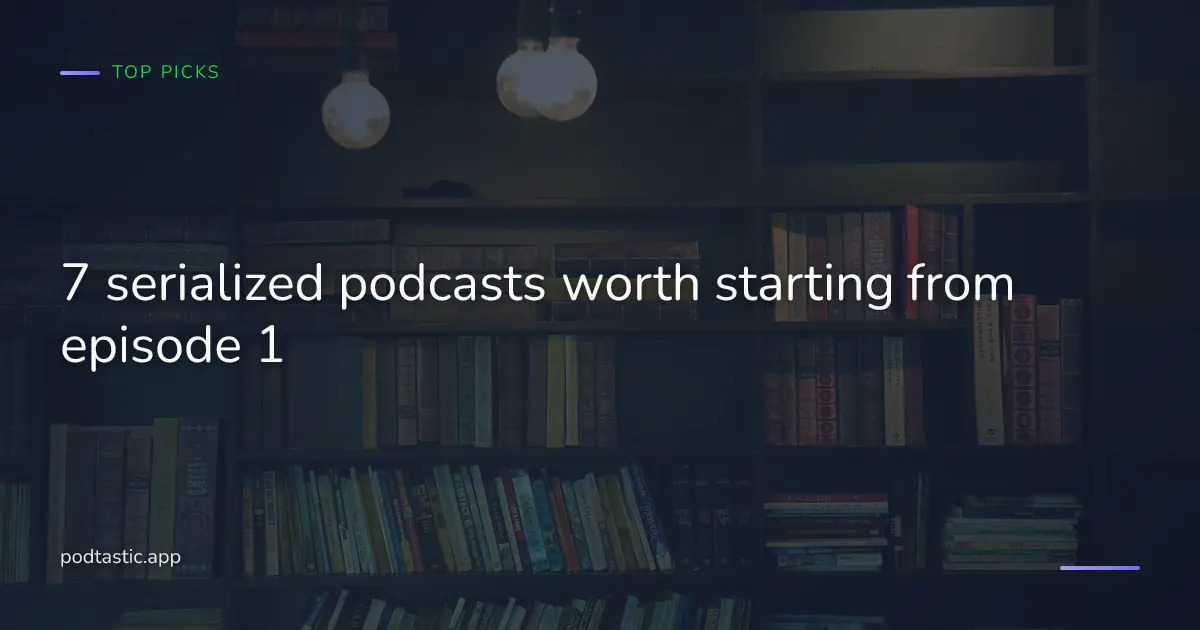 A stack of numbered books next to headphones, suggesting a series read in order