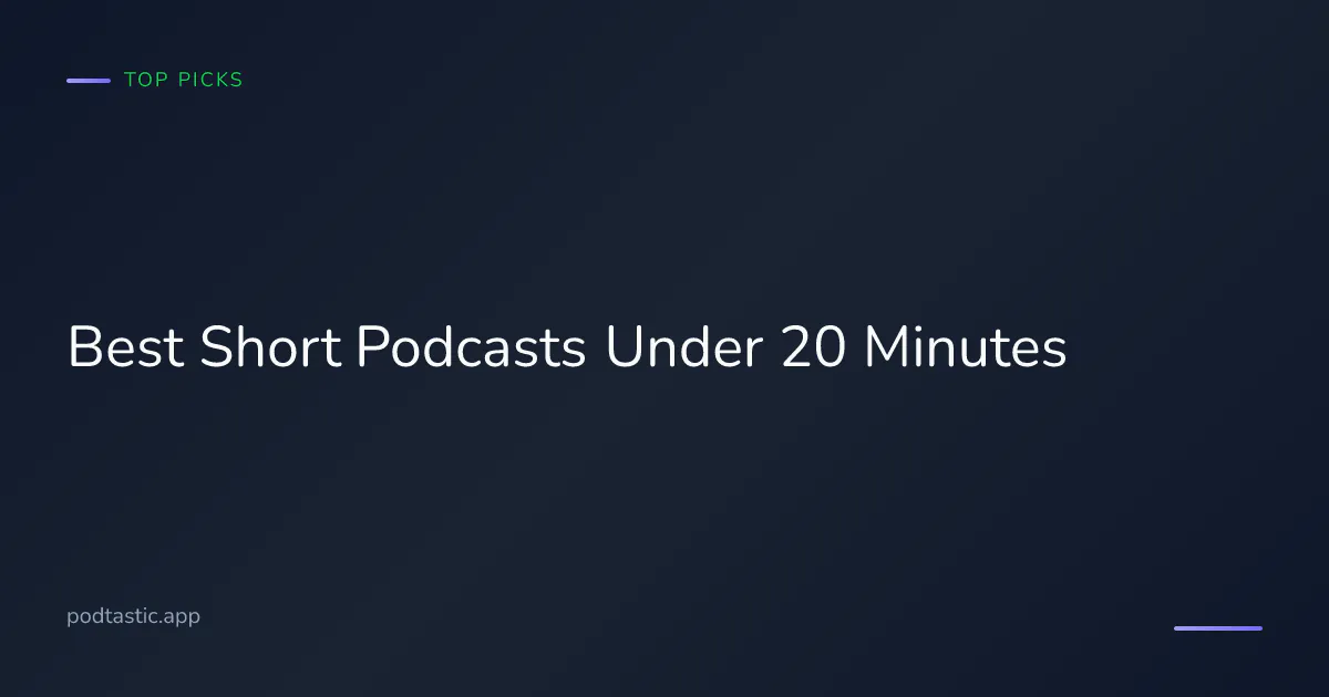 A phone showing a short podcast episode with a clock icon nearby