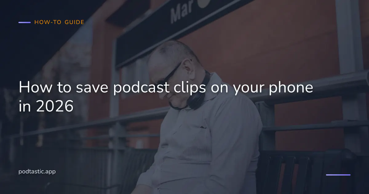 Person triple-tapping their headphones on a bike commute to save a podcast clip